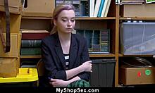 stealing teen complies with officer for freedom