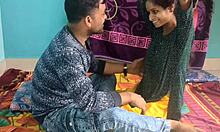 Desi boyfriend fucks both hot sexy girlfriends together at home