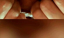 Huge cunt intensely stretched by fingers and hands