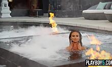 blonde teen brittney shumaker strips her big natural tits