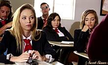 Teen Beauty Riding Stepbrothers Hard Cock