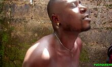 young babe's outdoor fuck leaves her covered in cum