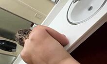 Wife, Your Sneaky Blowjob On Monster Cock In Public Shower Is Insane!