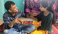 Desi boyfriend fucks both hot sexy girlfriends together at home