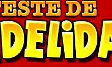 Delicious Blowjob Action by the Poolside with Brunette Teens