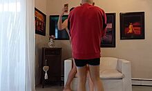 Behind Scenes Round Perfect Ass With Cameraman