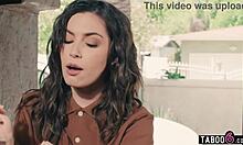 Teen Answering Door with Strapon to Delivery Girl's Surprise