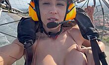 Priscila Belini Naked Masturbating on Paramotor