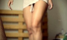 Stepsister's virgin tight pussy fucked by big cock in homemade video