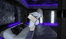 my slutty friend begs me to fuck her hard and i creampie her pussy on roblox