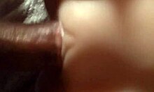 Blonde teen plays with toy, receives cumshot on huge tits