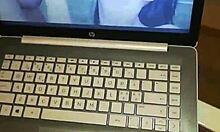 tied girlfriend watches videos