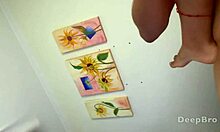 I Put My Hard Cock with a Condom in Her Tight Shaved Pussy