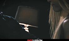 Hot step-family engages in a wild 3-way with blowjobs, doggystyle, and riding