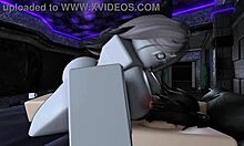 my slutty friend begs me to fuck her hard and i creampie her pussy on roblox