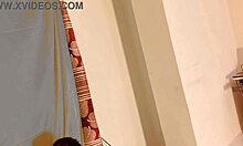 Passionate threesome and creampie with my stepsister