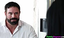 A fortunate threesome with my milf girlfriend and her tiny 18+ teen unfolds suggestively.