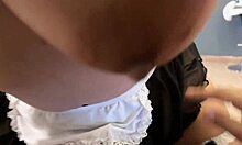 The mother-in-law sucks his cock again, fearing they'll get caught.