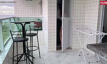 The maid's provocative outfit provokes tension with the wife.