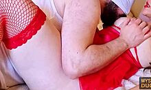 Cumming on the naughty stepmothers nipples - myst duo in sensual couple ride