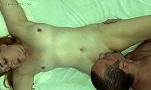 i gived a intense blowjob to the white girls pussy and she cumed so good in my mouth