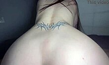 my horny brunette girlfriend wanted to feel all her pussy pounded