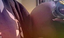 Hot teen beer bottle deep ass masturbation