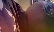 Hot teen beer bottle deep ass masturbation