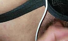 playing with my girls sweet pussy in close-up webcam couple masturbation