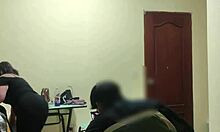 servant gets fucked by young man in rough anal