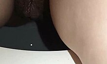 gretala shaves her pussy on the toilet