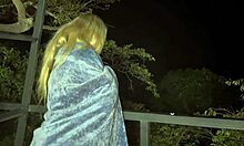 Big Cock Ghost Fucks Colombian Blonde with Big Tits and Big Ass Outdoors Cum in Mouth Karen Sleent!