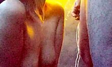 the submissive loves swallowing the entire cock along with the balls