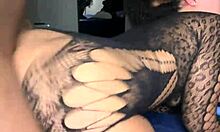 THICK CURLY HEADED LIGHTSKIN THROWS FAT ASS BACK ON BBC