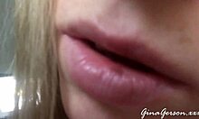 Young Skinny Blonde Teen Masturbates At Home
