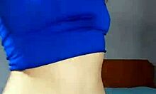 Bonneyuwu petite teen masturbating with dildo in pantyhose