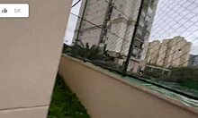 mostrando apartamento novo e estreando com foda caseira ft amberzinha