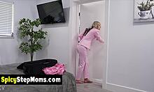 Sydney, an Australian teen, finally tries lesbian sex with her mother-in-law using toys in a taboo encounter