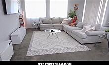 skinny blonde teen stepsister squirts as stepbrother fucks her pov with his big cock