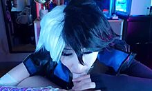 Pervy Roommate Wanted To See My Luna Snow Cosplay So I Dominated Him Trailer