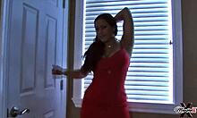 Maxine X Squirts Hard in Dildo Session