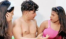 threesome fuck with step sisters cum inside both of them please cum inside