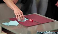 A teen rides her stepbrother's cock in a taboo hardcore session.