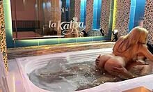 Fucking Colombian In The Jacuzzi I Cum In Her Pussy Under Water!