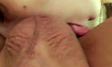 redhead karla rose teasingly licks my balls