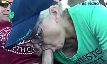 Hot mature milf sucks her best friends big cock