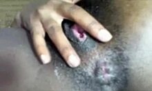 homemade solo masturbation with huge dildo orgasm