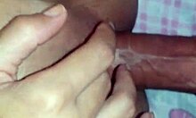 i cummed on the dildo rubbin my cock on my ass, feelin so good with anal toys and squirting.