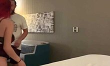 Curvy milf's spontaneous hotel fuck with stranger's big cock