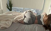 My 18 yo roommate with huge tits rides me like crazy, oh god!